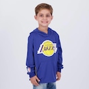 Blusão De Moletom Nba Los Angeles Lakers Rain - Infantil - Foto 2