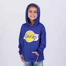 Blusão De Moletom Nba Los Angeles Lakers Rain - Infantil - Foto 3