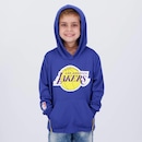 Blusão De Moletom Nba Los Angeles Lakers Rain - Infantil - Foto 1
