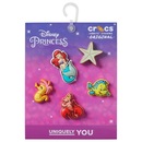 Kit Jibbitz Crocs Princesa Ariel Pack com 5 Peças - Foto 4