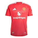 Camisa 1 Manchester United 24/25 Authentic adidas - Masculina - Foto 1