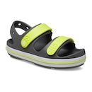 Sandália Crocs Crocband Cruiser Sandal T Slate - Infantil - Foto 2