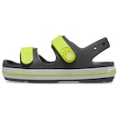 Sandália Crocs Crocband Cruiser Sandal T Slate - Infantil - Foto 3