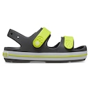 Sandália Crocs Crocband Cruiser Sandal T Slate - Infantil - Foto 1