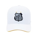 Boné Aba Curva do Santos Supercap Escudo Patch Bordado - Snapback - Adulto - Foto 2