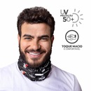 Bandana Faixa Tube Band Esportiva E02 UV50 Muvin - Foto 4