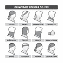 Bandana Faixa Tube Band Esportiva E02 UV50 Muvin - Foto 9