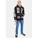 Blusão de Moletom com Capuz Onbongo Staff com Ziper - Masculino - Foto 5