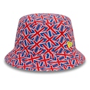 Chapeu New Era Bucket Mclaren Racing Especial Gp Silverstone Lando Norris Dupla Face - Masculino - Foto 4