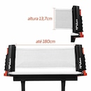 Kit Ping Pong Poker Star 2 Raquetes+3Bolas+Suporte+Rede Unissex - Foto 5