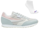 Kit Tênis Fila Renno Classic + Meia - Feminino - Foto 1