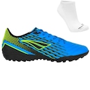 Kit Chuteira Society Penalty Garra Y 2 0 - Adulto e Meia - Foto 1