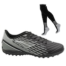 Kit Chuteira Society Penalty Garra Y 2.0 e Meião - Adulto - Foto 1