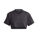 Blusa Cropped adidas All Gym Seasonal Rib Tonal Três Listras - Feminina - Foto 1