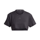 Blusa Cropped adidas All Gym Seasonal Rib Tonal Três Listras - Feminina - Foto 1