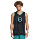 Regata de Basquete Under Armour Baseline Reversible - Masculina - Foto 3