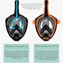 Mascara Subaquática de De Mergulho Gold Sports Sea Full Face com Snorkel - Foto 5