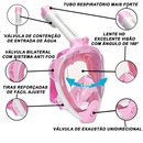 Mascara Subaquática de De Mergulho Gold Sports Sea Full Face com Snorkel - Foto 4