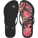 Chinelo de Dedo Havaianas Slim Organic 2 Floral - Feminino - Foto 3