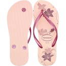 Chinelo de Dedo Havaianas Slim Organic 2 Floral - Feminino - Foto 3