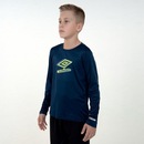 Camisa Manga Longa Umbro Basic Uv - Infantil - Foto 2
