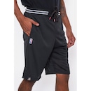 Bermuda Nba Sintética Mesh Los Angeles Lakers Preta - Nba - Masculino - Foto 5