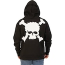 Blusão de Moletom com Capuz Oakley Heritage Big Skull Wt24 Blackout - Masculino - Foto 2