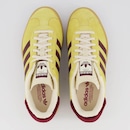 Tênis Adidas Gazelle Bold Amarelo e Marrom - Foto 4