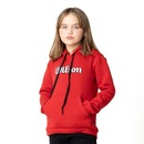 Blusão de Moletom com Capuz Wilson Bold Hoodie - Infantil - Foto 2