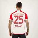 Camisa Bayern 2024 adidas 25 Müller - Masculina - Foto 2