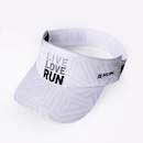 Viseira para Corrida Hupi Live Love Run - Adulto - Foto 1
