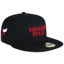 Boné New Era 59Fifty Nba Chicago Bulls Core Essentials Style - Masculino - Foto 6