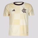 Camisa do Flamengo 2024 adidas Pré Jogo - Infantil - Foto 1