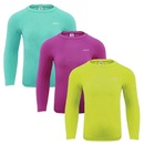 Camisa Térmica Selene Proteção Uv50+ - 3 Unidades - Infantil - Foto 1