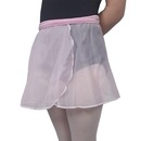 Saia Ballet Vya Fit Voal Transpassada - Infantil - Foto 3