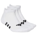 Meia Cano Baixo Adidas Prf - 3 Pares - Unissex - Foto 1