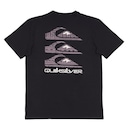 Camiseta Quiksilver Vertical Logos - Masculina - Foto 4