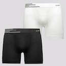 Kit Cueca Boxer Lupo Microfibra sem Costura - 2 Unidades - Masculino - Foto 1