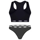 Kit Puma Top Nadador + Calcinha Biquíni - Feminino - Foto 2