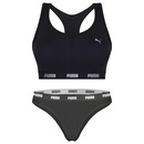 Kit Puma Top Nadador + Calcinha Biquíni - Feminino - Foto 1