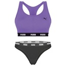 Kit Puma Top Nadador + Calcinha Biquíni - Feminino - Foto 1