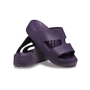 Sandália Crocs Getaway Platform H-Strap Dark Iris - Feminino - Foto 4