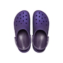 Sandália Crocs Plataform Glitter Clog Dark Iris - Feminino - Foto 5