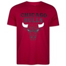 Camiseta New Era Regular Nba Chicago Bulls World Of Logos - Masculina - Foto 1