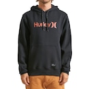 Blusão de Moletom Canguru Hurley One Only Masculino - Foto 1