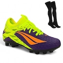 Kit Chuteira de Campo Penalty Rx Locker Y-3 + Meião - Infantil - Foto 1