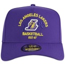 Boné Aba Curva New Era 940 A-Frame Los Angeles Lakers Core - Snapback - Adulto - Foto 3