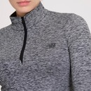 Blusão sem Capuz New Balance 1/2 Zíper Sport Essentials - Feminino - Foto 4