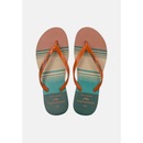 Chinelo Tropical Brasil Estampado Slim - Feminino - Foto 1