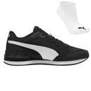KIT TÊNIS PUMA ST RUNNER V4 MESH + MEIA - MASCULINO - Foto 1